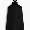 H & M - Halterjurk met strik - Zwart