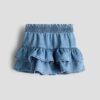 H & M - Denim volantrok - Denimblauw