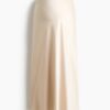 H & M - MAMA Satijnen slip-on rok - Lichtbeige