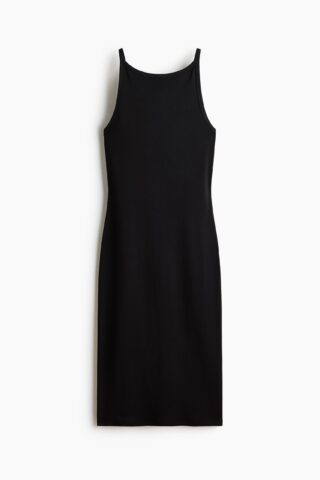 H & M - Katoenen bodyconjurk - Zwart
