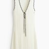 H & M - Ajourgebreide strandjurk - Wit