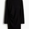 H & M - Gedrapeerde bodyconjurk - Zwart
