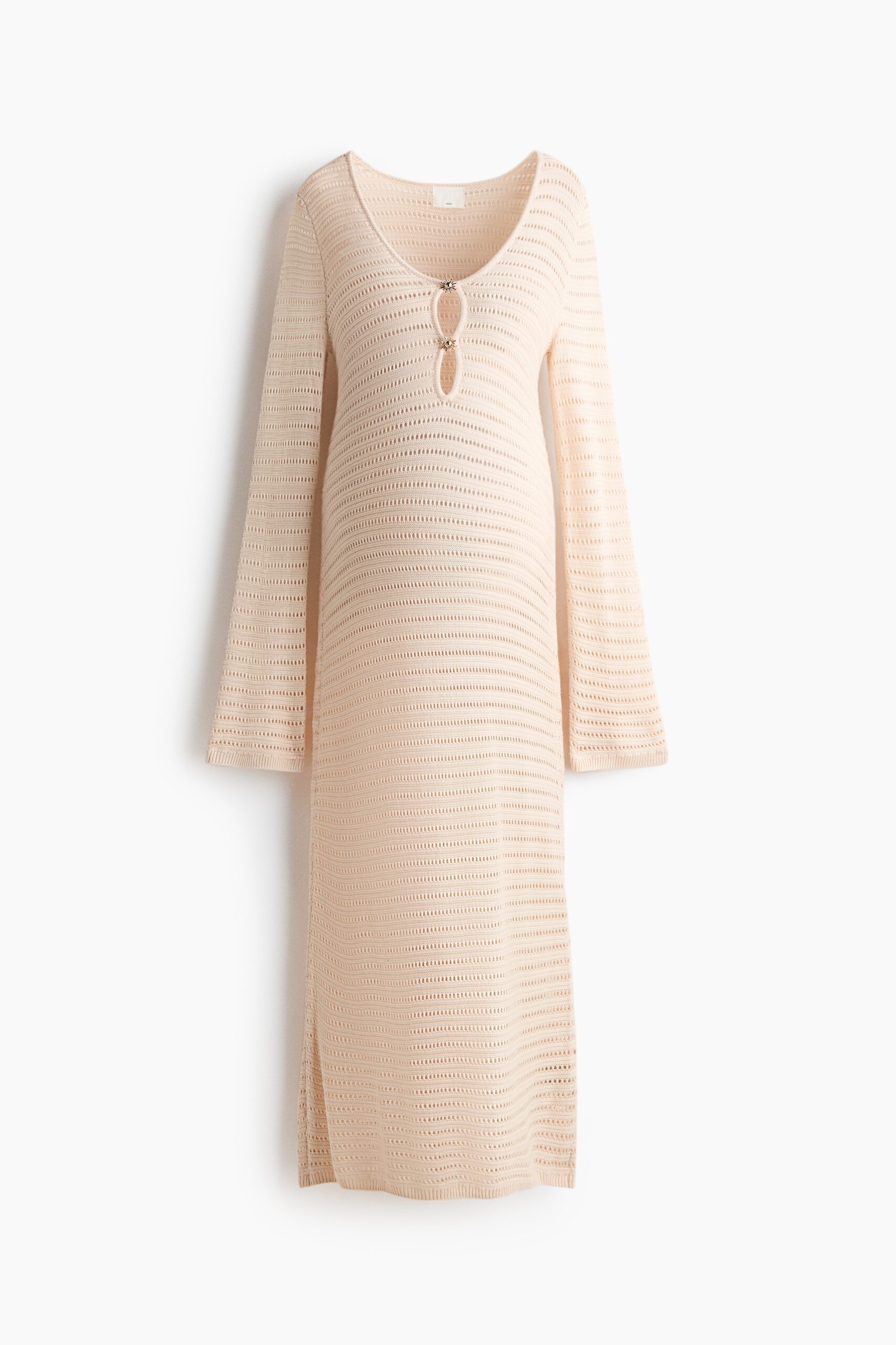 H & M - MAMA Jurk met gehaakte look - Lichtbeige H & M - MAMA Jurk met gehaakte look - Lichtbeige