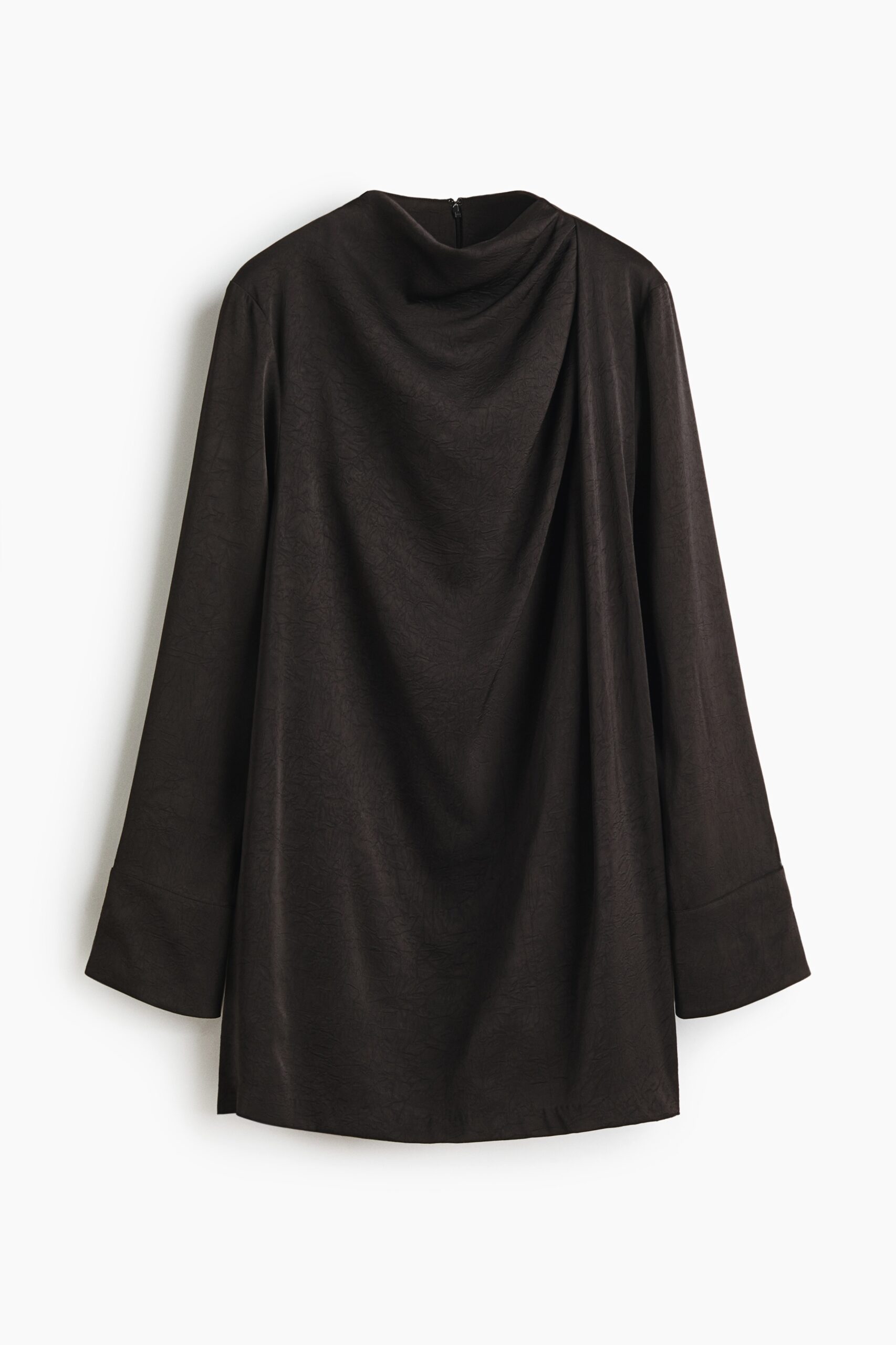 H & M - Gedrapeerde jurk - Zwart