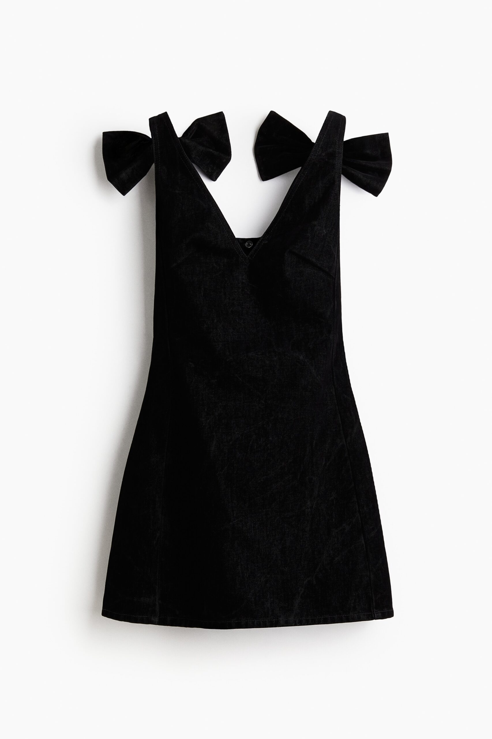 H & M - Mini-jurk met strikken - Zwart H & M - Mini-jurk met strikken - Zwart