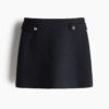 H & M - A-linerok - Marineblauw