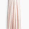 H & M - Satijnen slip-on rok - Poederroze