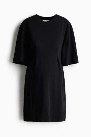 H & M - MAMA T-shirtjurk - Zwart