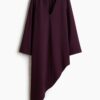 H & M - Asymmetrische jurk - Pruimenpaars