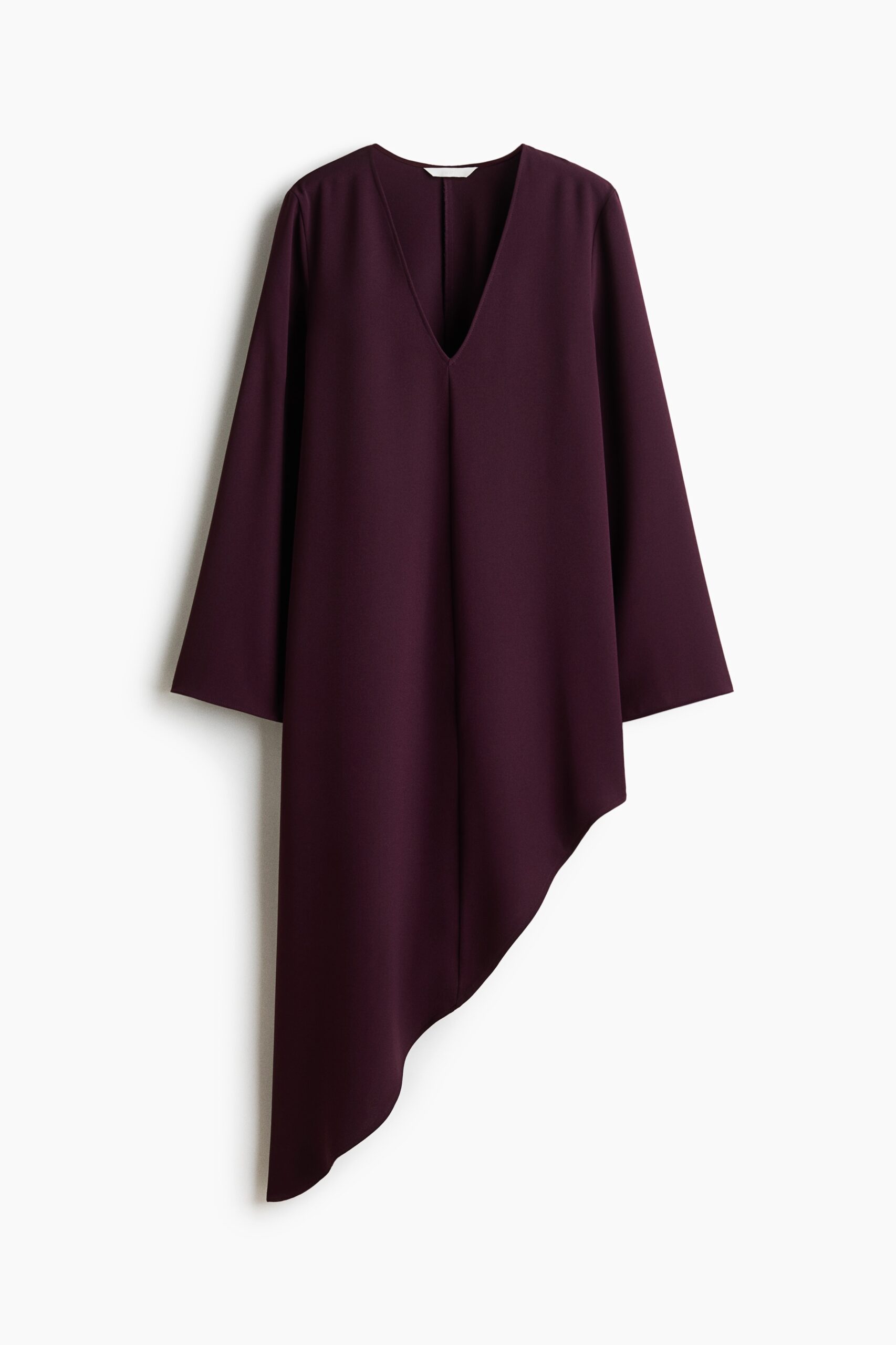 H & M - Asymmetrische jurk - Pruimenpaars