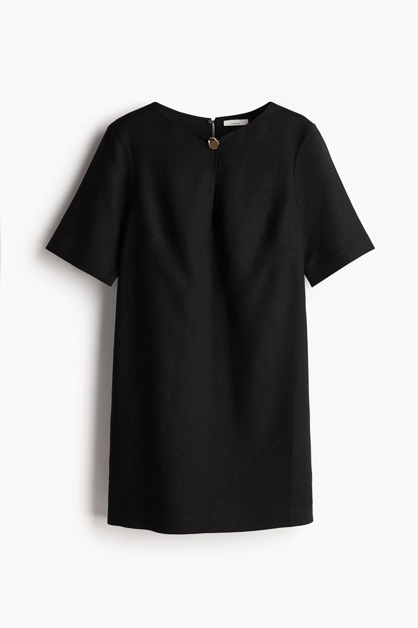 H & M - Jurk van linnenmix - Zwart H & M - Jurk van linnenmix - Zwart