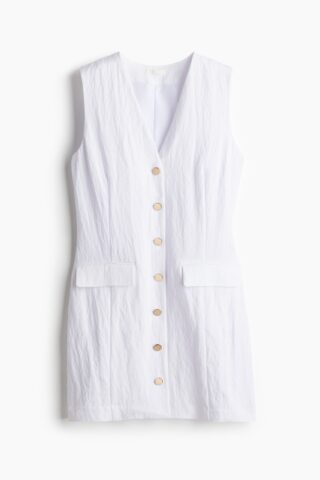 H & M - Doorknoopjurk - Wit