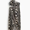 H & M - One-shoulderjurk met cutout - Lichtbeige/Dessin