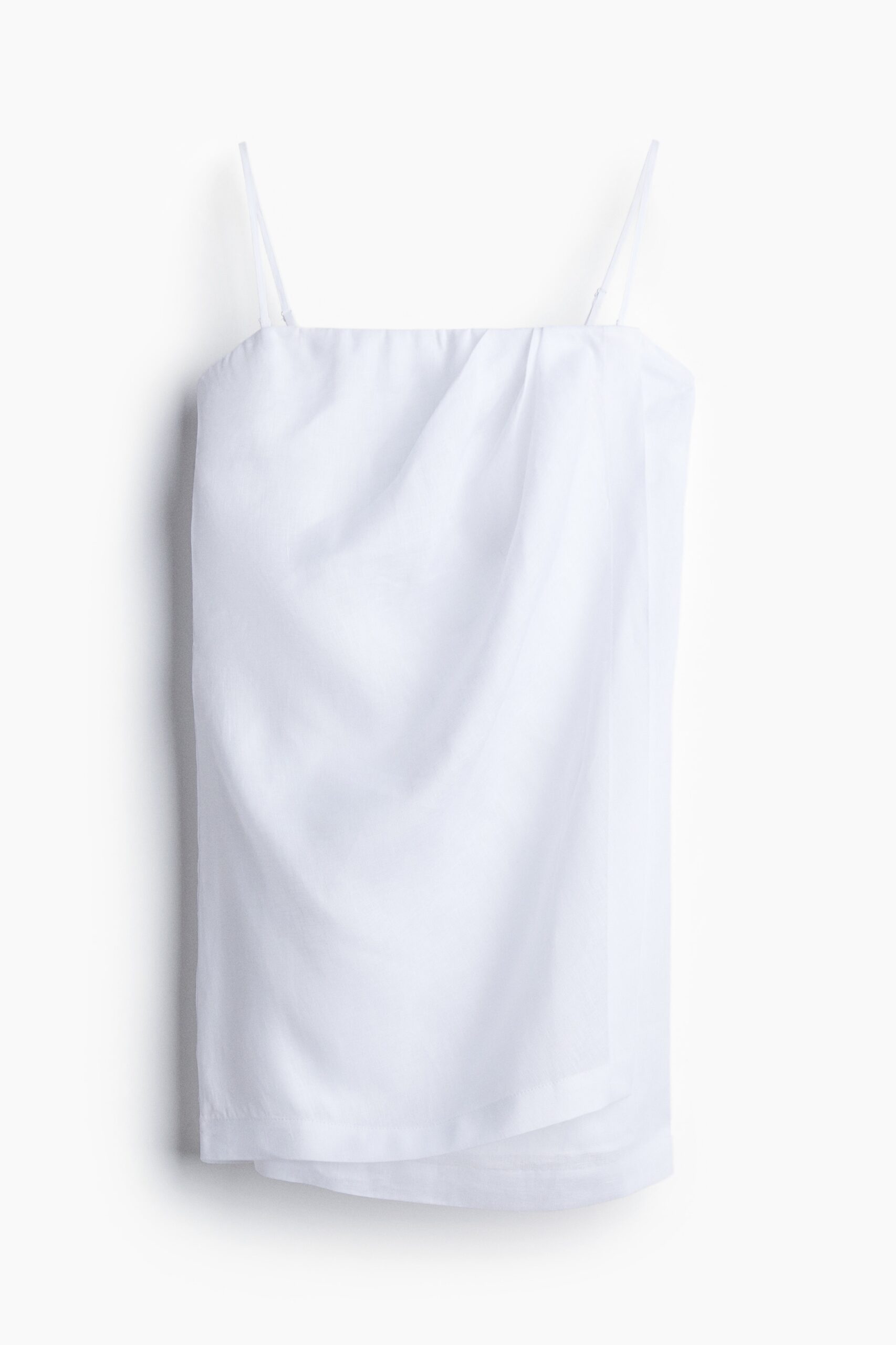 H & M - Linnen bandeaujurk - Wit H & M - Linnen bandeaujurk - Wit
