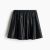H & M - Uitlopende rok - Zwart