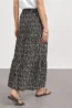 Maxirok met volants en print