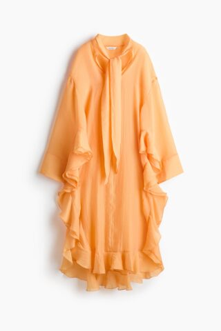 H & M - Kaftanjurk van lyocellmix - Abrikoos