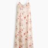H & M - Strapjurk met geprint dessin - Lichtbeige/Bloemen