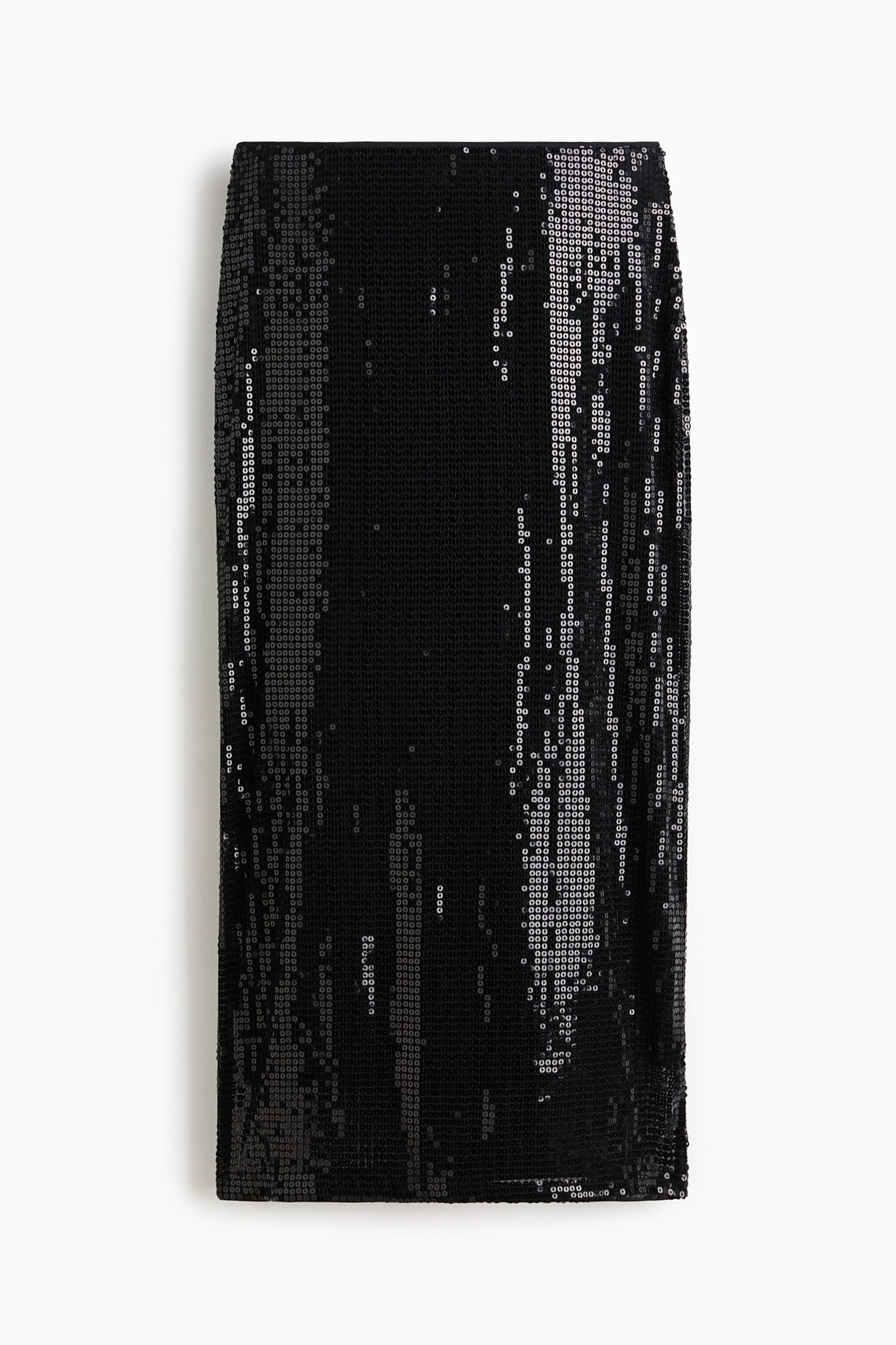 H & M - Rok met pailletten - Zwart
