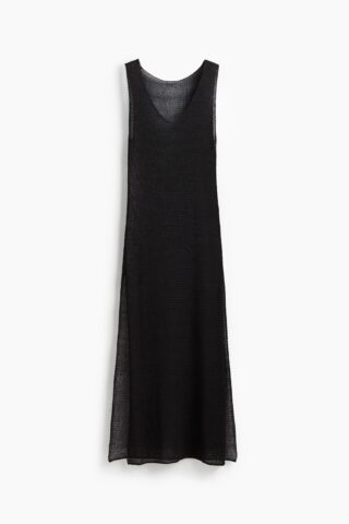 H & M - Losgebreide strandjurk - Zwart