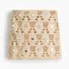 H & M - Strandrok met gehaakte look en pailletten - Lichtbeige