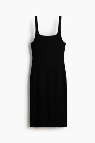 H & M - Bodyconjurk van viscose - Zwart