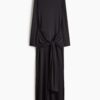 H & M - Tie-detail jersey dress - Zwart