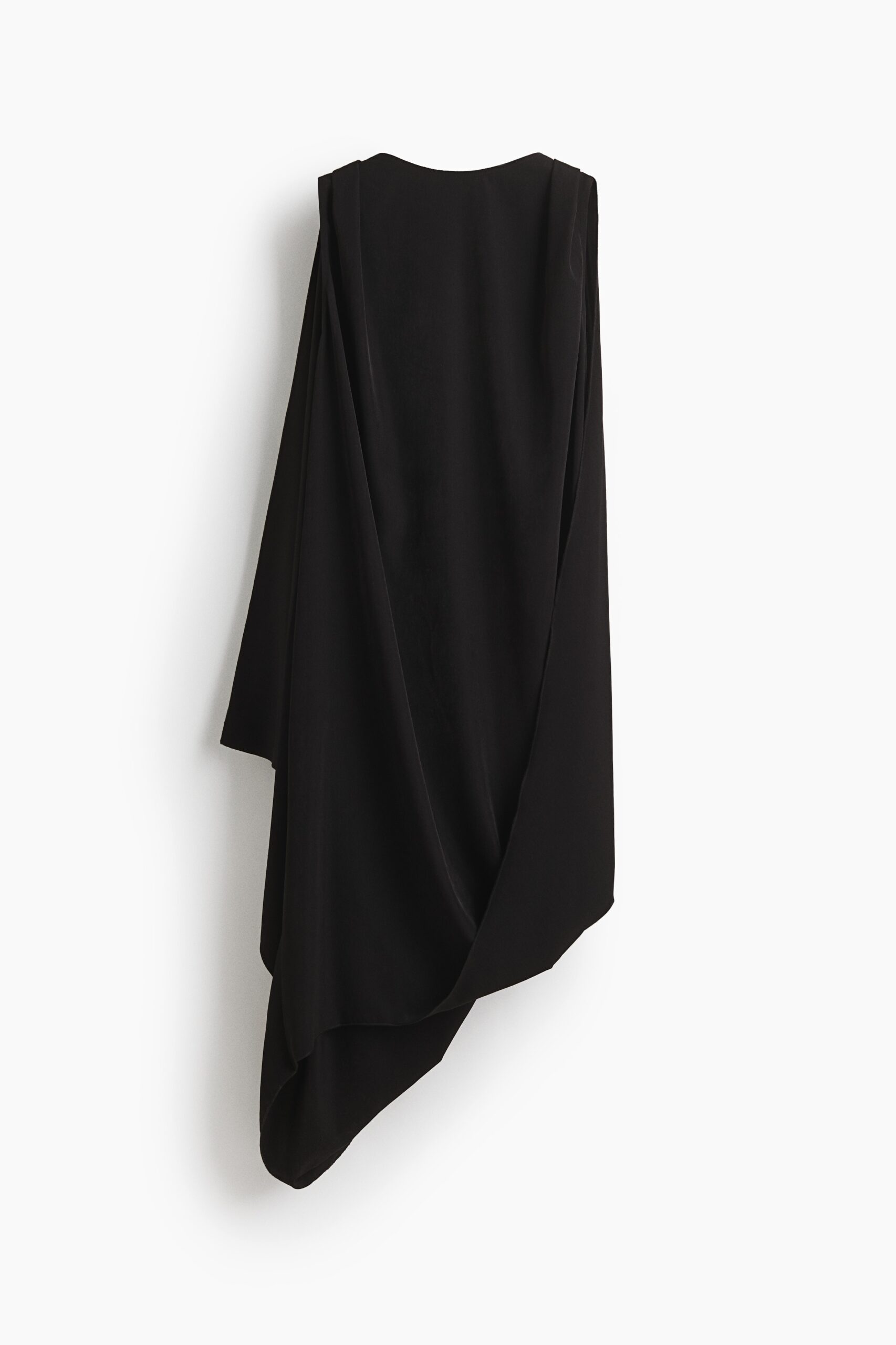 H & M - Gedrapeerde midi-jurk - Zwart H & M - Gedrapeerde midi-jurk - Zwart