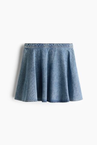 H & M - Denim cirkelrok - Denimblauw