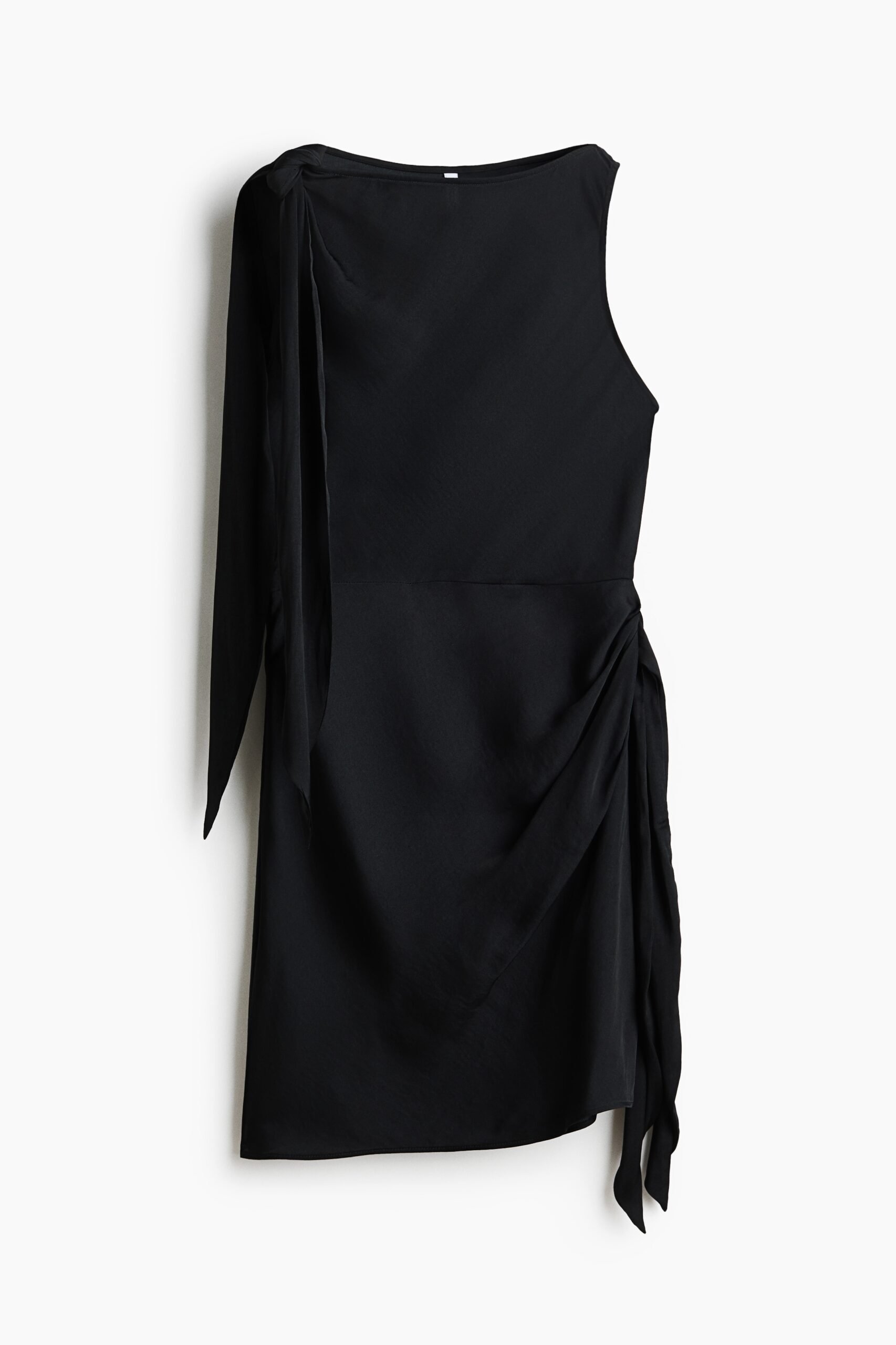 H & M - Jurk met geknoopt detail - Zwart