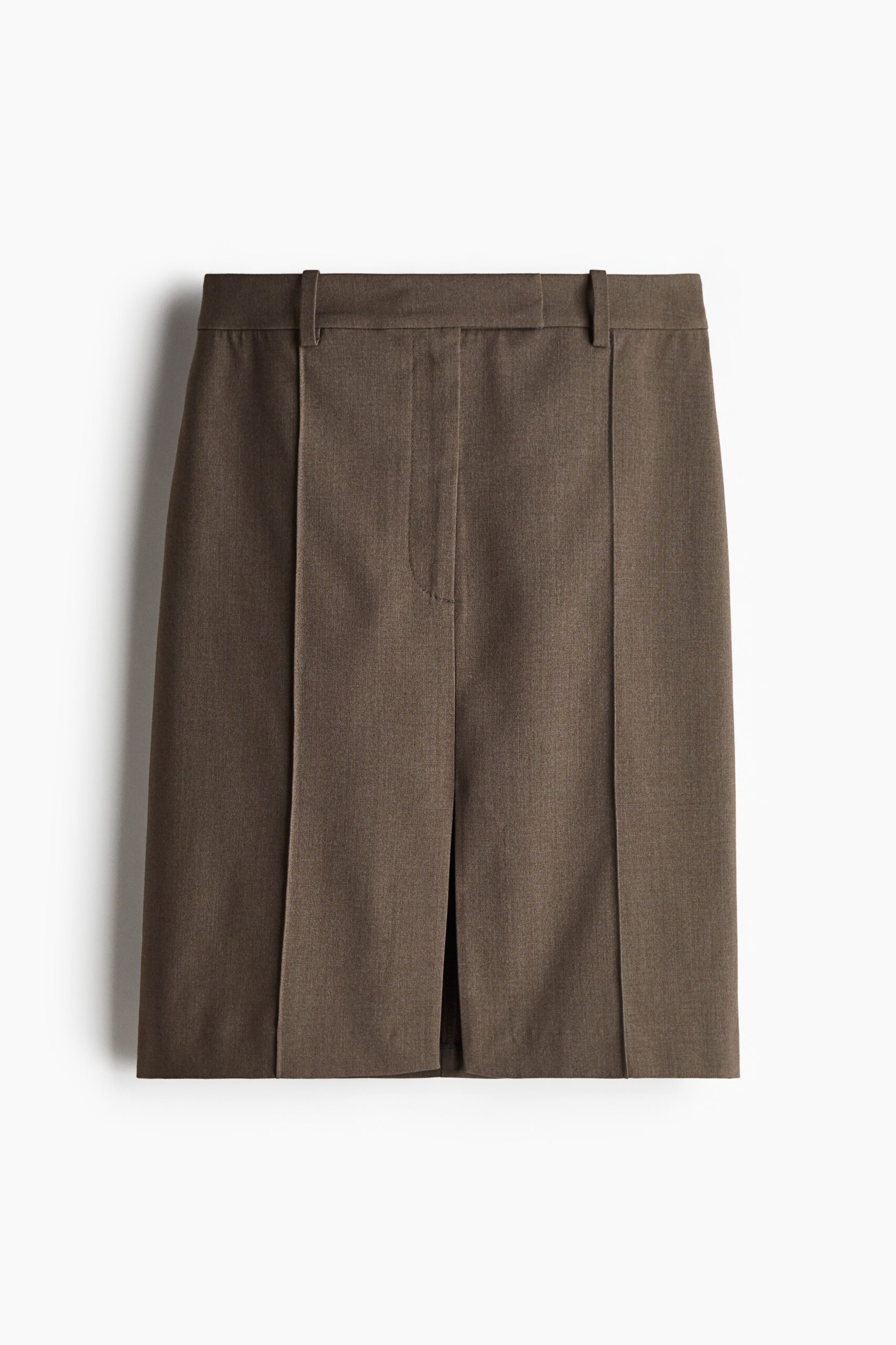 H & M - Rok van linnenmix - Donkerbruin H & M - Rok van linnenmix - Donkerbruin