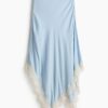 H & M - Asymmetrische rok van viscose - Lichtblauw