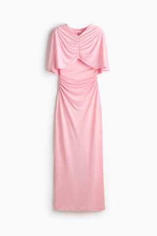 H & M - Capejurk van tricot - Roze