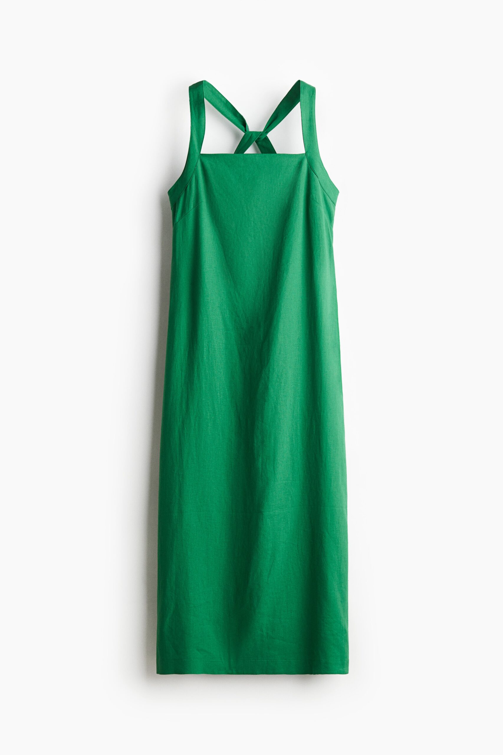 H & M - Jurk van linnenmix - Groen H & M - Jurk van linnenmix - Groen
