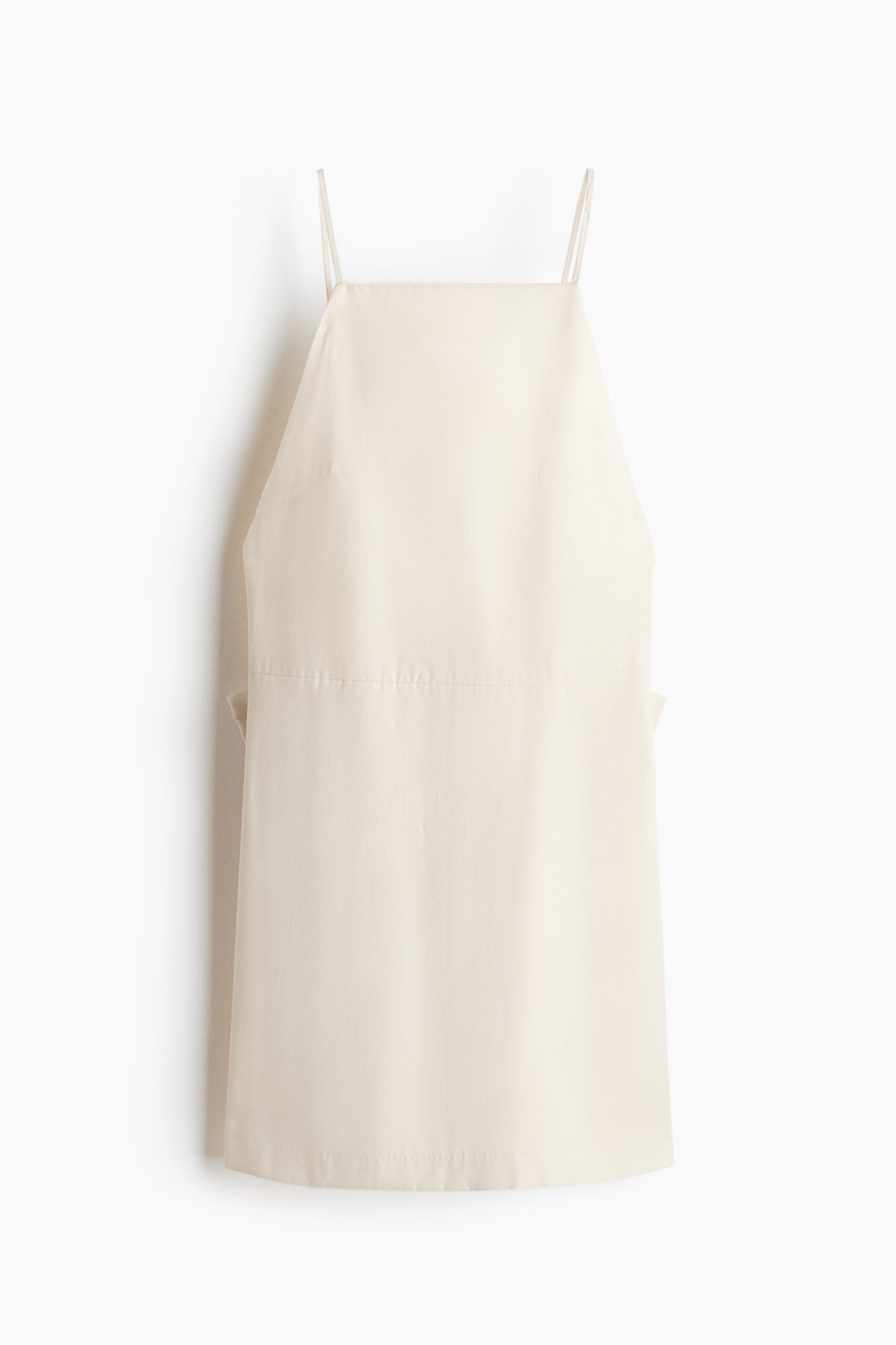 H & M - Jurk met laag rugdecolleté en strik - Roomwit H & M - Jurk met laag rugdecolleté en strik - Roomwit