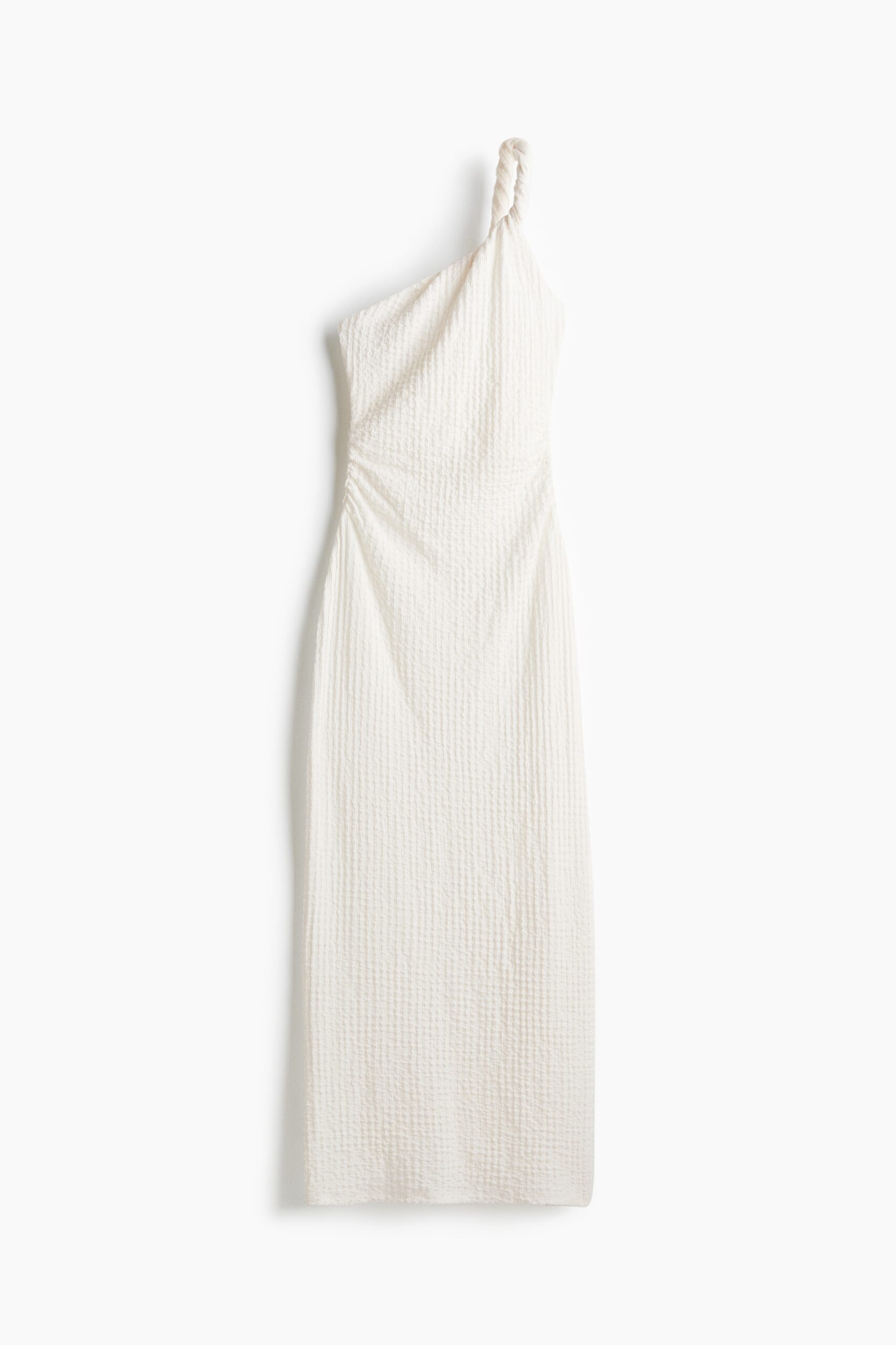 H & M - One-shoulder bodyconjurk - Wit H & M - One-shoulder bodyconjurk - Wit