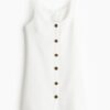 H & M - Doorknoopjurk - Wit