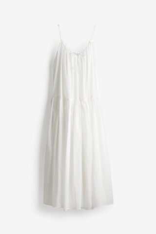 H & M - Lange A-linejurk - Wit