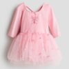 H & M - Danspakje met tulen rok - Roze/Barbie