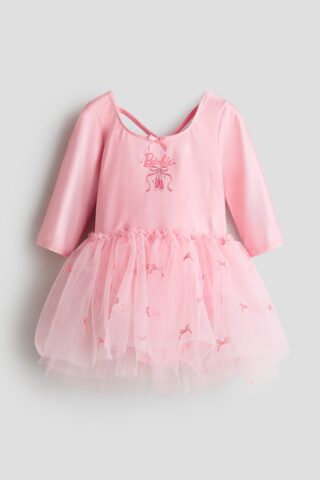 H & M - Danspakje met tulen rok - Roze/Barbie