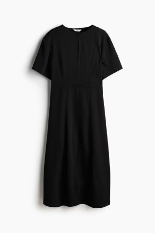 H & M - Jurk van twill - Zwart