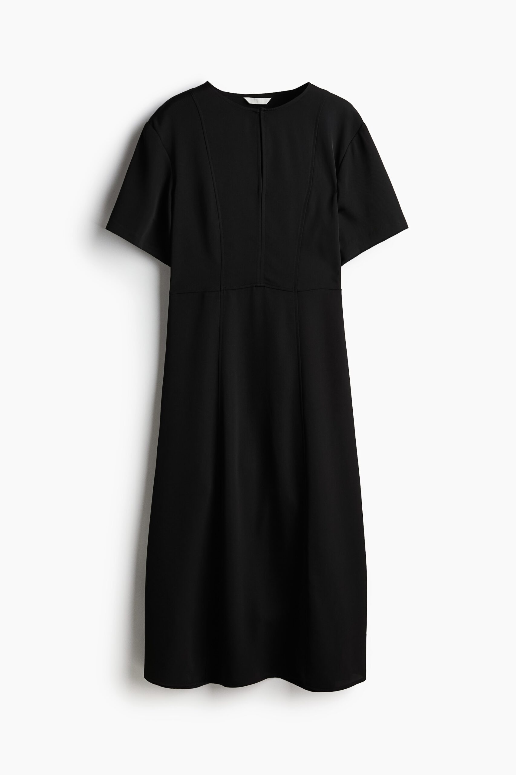 H & M - Jurk van twill - Zwart