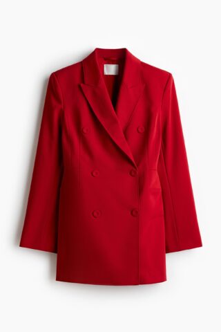 H & M - Double-breasted blazerjurk - Rood