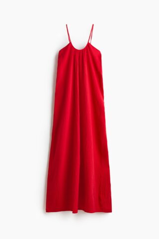 H & M - Strandjurk van katoenen mousseline - Rood