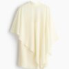 H & M - Jurk met capelaag - Lichtgeel