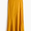 H & M - Satijnen slip-on rok - Oranje