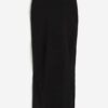 H & M - MAMA Geribde rok - Zwart