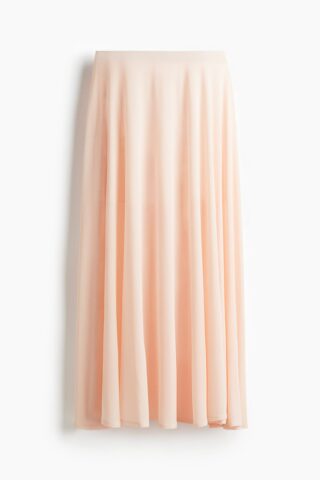 H & M - Tricot A-linerok - Poederroze