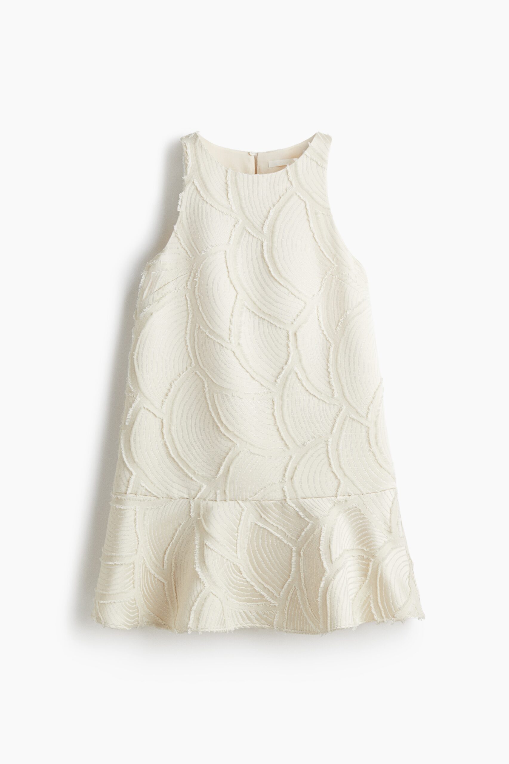 H & M - Jacquardgeweven shift-jurk - Roomwit