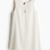 H & M - A-linejurk - Roomwit